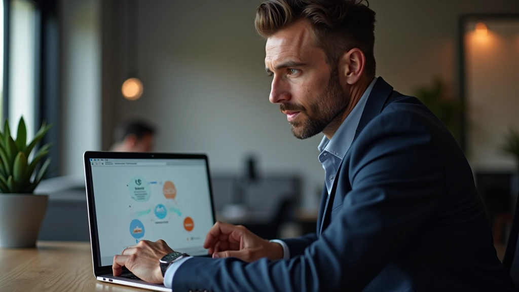 Vue d'ensemble d'une suite de produits complémentaires sur un tableau de bord digital