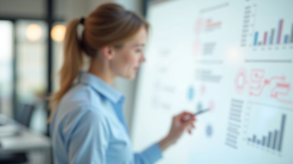 Tableau blanc avec trois variantes de produits et leurs points forts respectifs